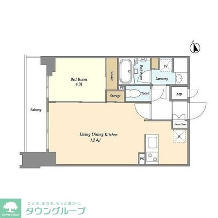 ORSUS UMEJIMAの物件間取画像